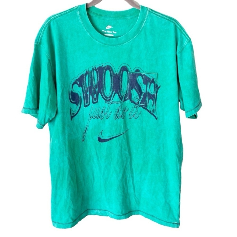 Nike Shirt Men's Small Max90 OC‎ Pocket Vintage Swoosh Tee Stadium Green